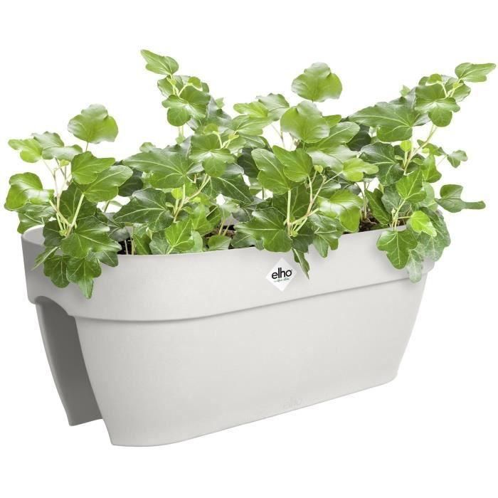 Maceta - ELHO - Vibia Campana Flower Bridge 60 - Blanco - L 26 x A 59 x A 22 cm - Balcón/Exterior - 100% reciclado 1 Maceta - ELHO - Vibia Campana Flower Bridge 60 - Blanco - L 26 x A 59 x A 22 cm - Balcón/Exterior - 100% reciclado 1