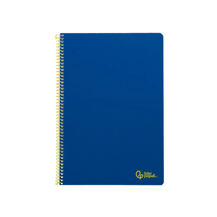 Liderpapel Cuaderno espiral Smart A4 tapa blanda 80 hojas 75gr cuadro 4mm con margen color azul oscuro 1