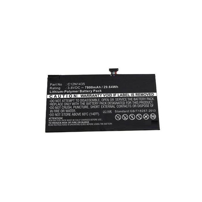 CoreParts Batería Portátil para Asus Transformer Book T100HA 29.64Wh Li-Pol 3.8V 7800mAh Negra 0 CoreParts Batería Portátil para Asus Transformer Book T100HA 29.64Wh Li-Pol 3.8V 7800mAh Negra 0