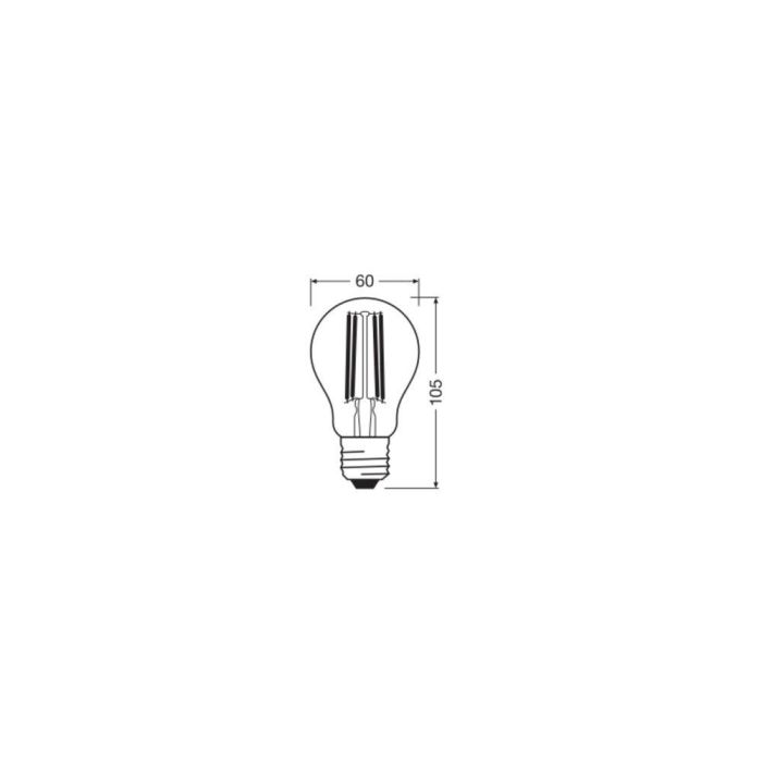 [LVE-4099854065330] Ledvance/Osram Bombilla LED "Classic" E27 4,2W 470Lm 2700K 300º IP20 Regulable 1