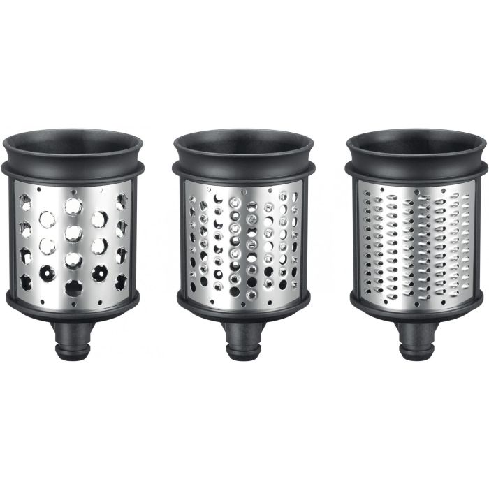 Kitchenaid 5KSMEMVSC Set de 3 Tambores Opcionales para Cortar y Rallar, Compatible con 5KSMVSA 1