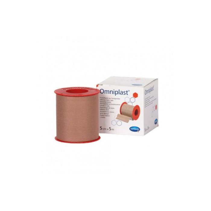 Omniplast Esparadrapo de Tela Carne 10 cm x 10 m, 1 Unidad