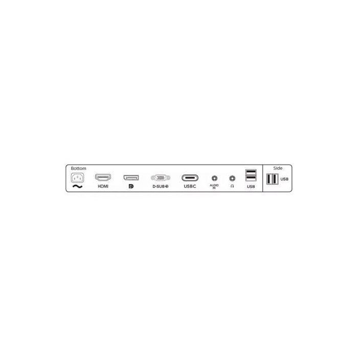 Philips 243B9/00 Monitor profesional 23.8" Full HD IPS 75Hz USB-C Power Delivery SmartErgoBase Altavoces Negros 4 Philips 243B9/00 Monitor profesional 23.8" Full HD IPS 75Hz USB-C Power Delivery SmartErgoBase Altavoces Negros 4