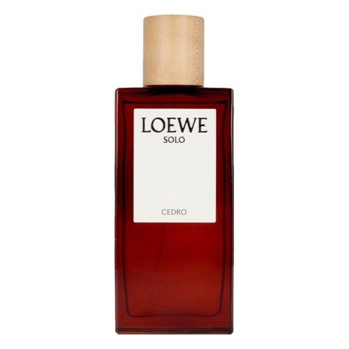 Loewe Solo Cedro Eau de Toilette para Hombre, Amaderada Especiada, con Notas de Cedro y Lavanda, Vaporizador 100 ml