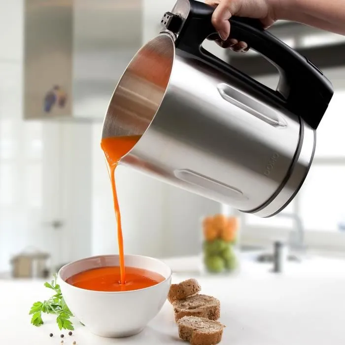 Domo DO498BL Licuadora Calentada - Negro, 1.6L, 3 Programas, 1000W 3