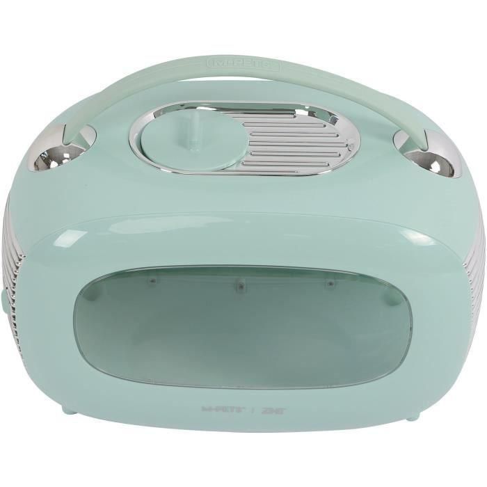 M Pets MPE6953182737025 Caja de Transporte Mochila Sixties Classic con Asa, Apertura Trasera, hasta 5 kg, Color Azul 4