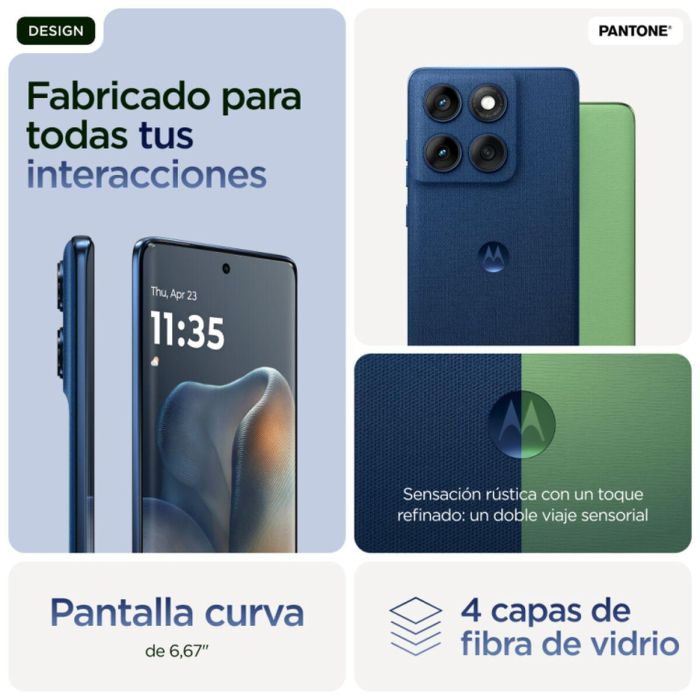 Motorola Edge 60 12GB RAM 512GB Almacenamiento Gibraltar Sea 5