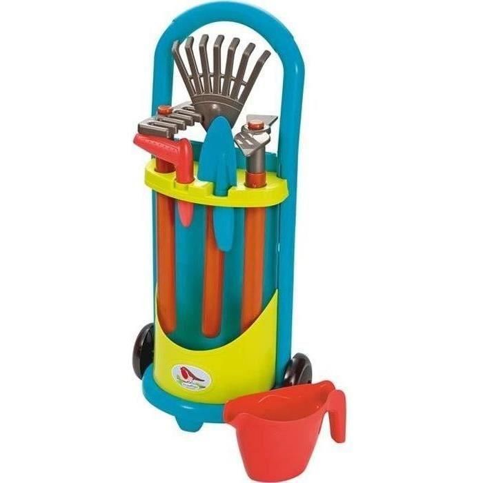 Ecoiffier 4339 Carrito Pequeño Jardinero 2 Ruedas con 6 Accesorios: Rastrillo, Recogedor, Pala, Regadera. Juego Infantil +18 Meses Ecoiffier 4339 Carrito Pequeño Jardinero 2 Ruedas con 6 Accesorios: Rastrillo, Recogedor, Pala, Regadera. Juego Infantil +18 Meses