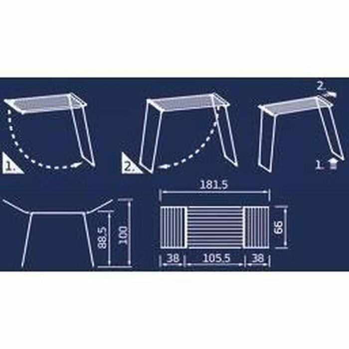 Leifheit Secadora independiente CLASSIC Solid 180 - Longitud del tendedero: 18 m 6