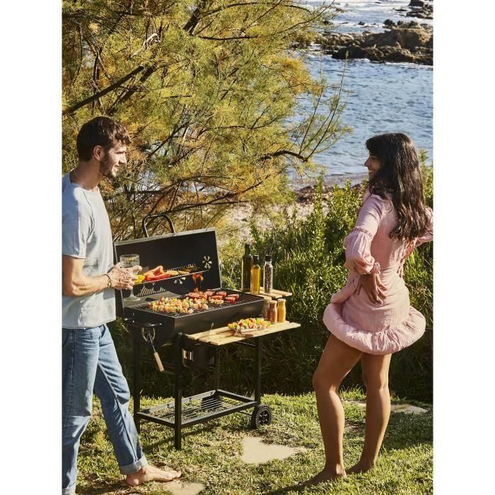 Barbacoa de carbón MIKE - Superficie de cocción 71 x 35 cm 2 Barbacoa de carbón MIKE - Superficie de cocción 71 x 35 cm 2