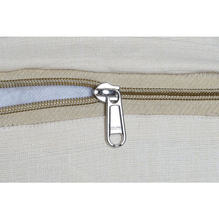 DKD Home Decor Cojin Colonial Camel Gris Piel Poliester 40 x 40 x 10 cm (2 Unidades) 4