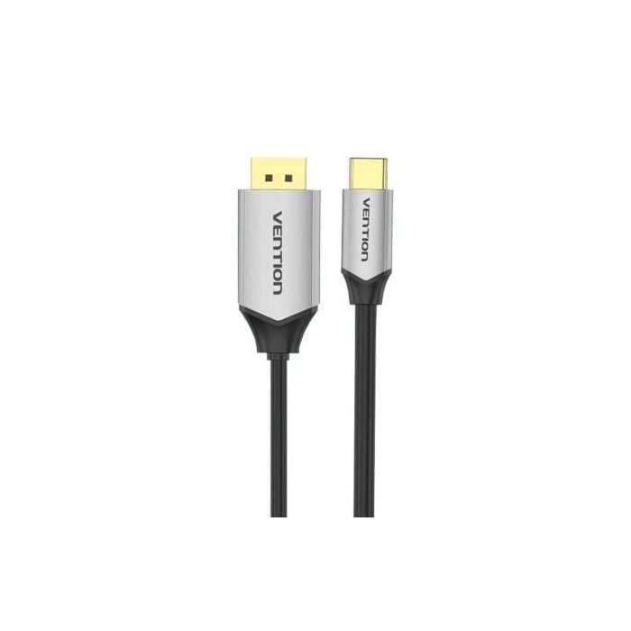 Cable Conversor Vention CGZBG/ USB Tipo-C Macho - DisplayPort Macho/ 1.5m/ Negro 1 Cable Conversor Vention CGZBG/ USB Tipo-C Macho - DisplayPort Macho/ 1.5m/ Negro 1