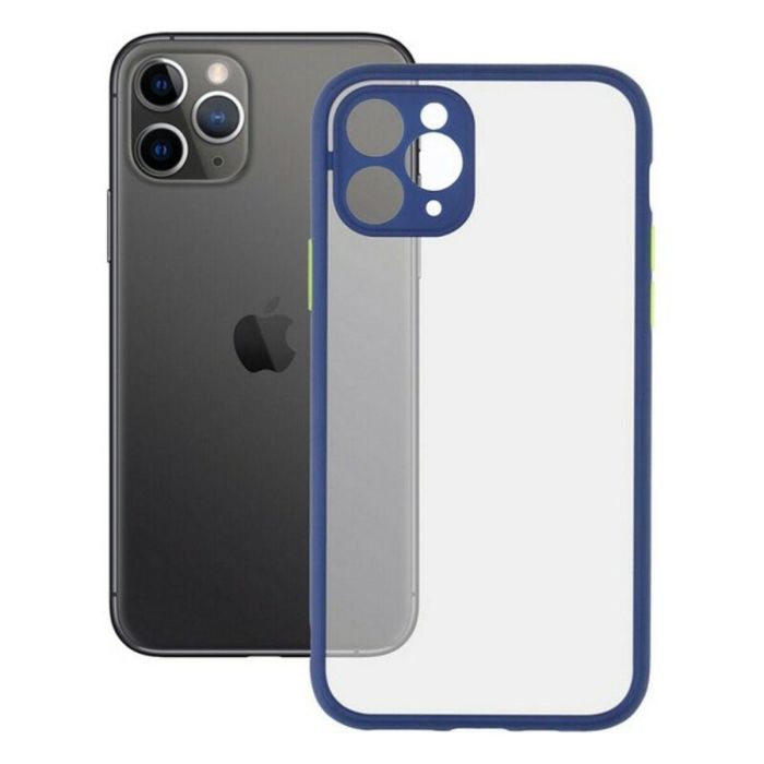 Funda para Móvil iPhone 11 Pro KSIX Duo Soft Azul