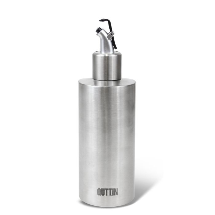 Aceitera de acero inoxidable 350 ml con tapón Quttin (12 Unidades) 5 Aceitera de acero inoxidable 350 ml con tapón Quttin (12 Unidades) 5