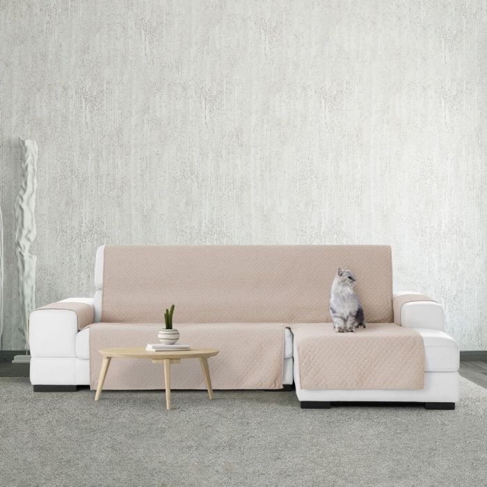 Funda para chaise longue de brazo corto derecho Eysa SILVER Beige 100 x 110 x 290 cm 4