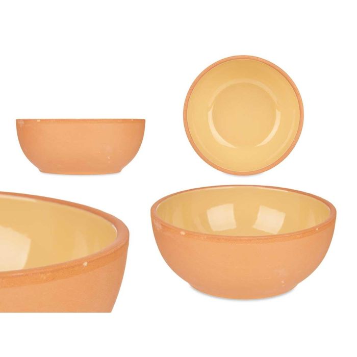 Bowl de Barro 20 cm Color Amarillo - La Dehesa, Apto Horno y Microondas (8 Unidades) Bowl de Barro 20 cm Color Amarillo - La Dehesa, Apto Horno y Microondas (8 Unidades)