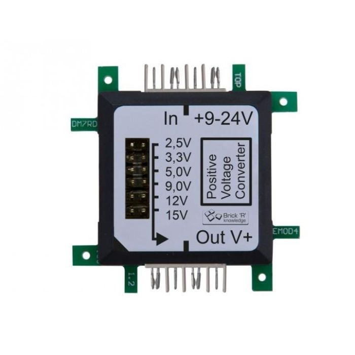 ALLNET 119215 Regulador de Voltaje BrickRknowledge PWR 7-24V DC a 2.5/3.3/5/9/12/15V, 5A/1A, 6 Salidas AC, Negro