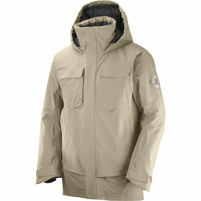Chaqueta de Esquí Salomon Stance Cargo Beige Hombre Chaqueta de Esquí Salomon Stance Cargo Beige Hombre