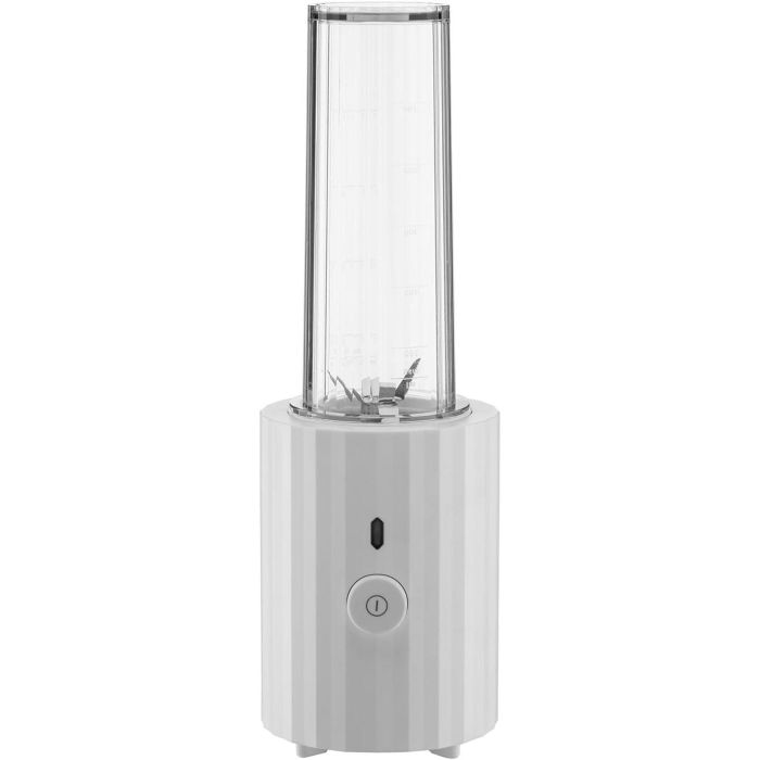 Alessi MDL17 W Batidora Personal Plissé Blanca de Michele De Lucchi Alessi MDL17 W Batidora Personal Plissé Blanca de Michele De Lucchi