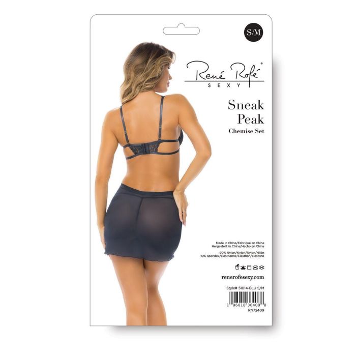 Salto de Cama René Rofé Azul M/L 3 Salto de Cama René Rofé Azul M/L 3