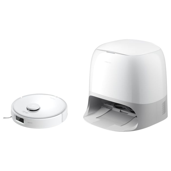 Roborock Qrevo Curv 5A1 Robot Aspirador y Fregador con Estación Base Multifunción Sin Bolsa, Color Negro y Blanco Roborock Qrevo Curv 5A1 Robot Aspirador y Fregador con Estación Base Multifunción Sin Bolsa, Color Negro y Blanco