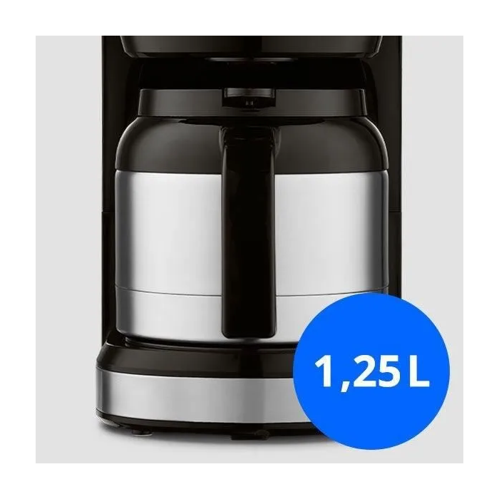 Medion MED4061275230215 Cafetera Digital con Filtro Aislado 900W 1.2L Plateada 3