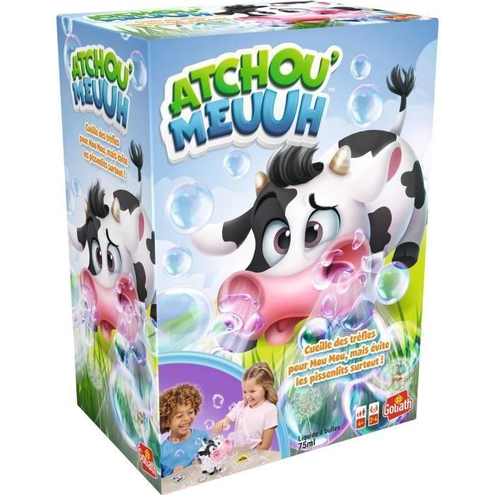 Juegos de mesa - GOLIATH - Atchou'Meuuh - ¡Recoge tréboles y evita las alergias! niños de 4 años 2