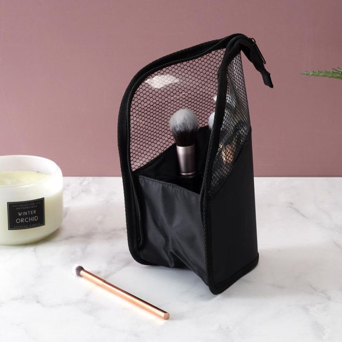 Cosmetic Club Neceser para Brochas de Maquillaje, Ideal para Viaje, 13x13,5x24,5 cm 1