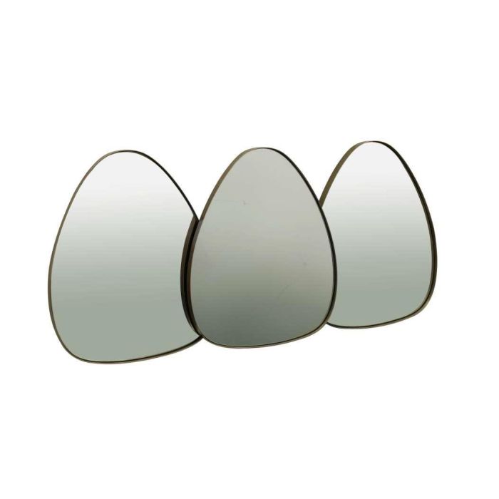 DKD Home Decor Espejo de Pared Loft Cobrizo con Marco de Metal 129 cm Ancho x 60 cm Alto x 6 cm Profundo