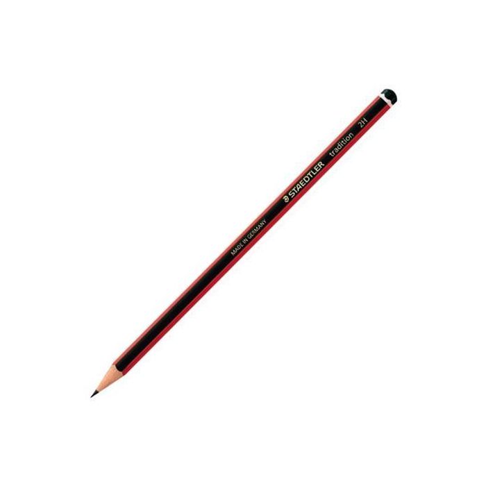 Staedtler Lápiz Grafito 110 Tradition 2H - Caja de 12 Unidades (12 Unidades)