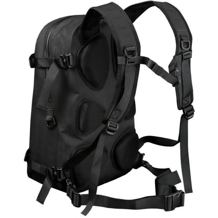 HPA GEN3700224050023 Mochila Impermeable INFLADRY 25 Negra 25L para Pesca 1
