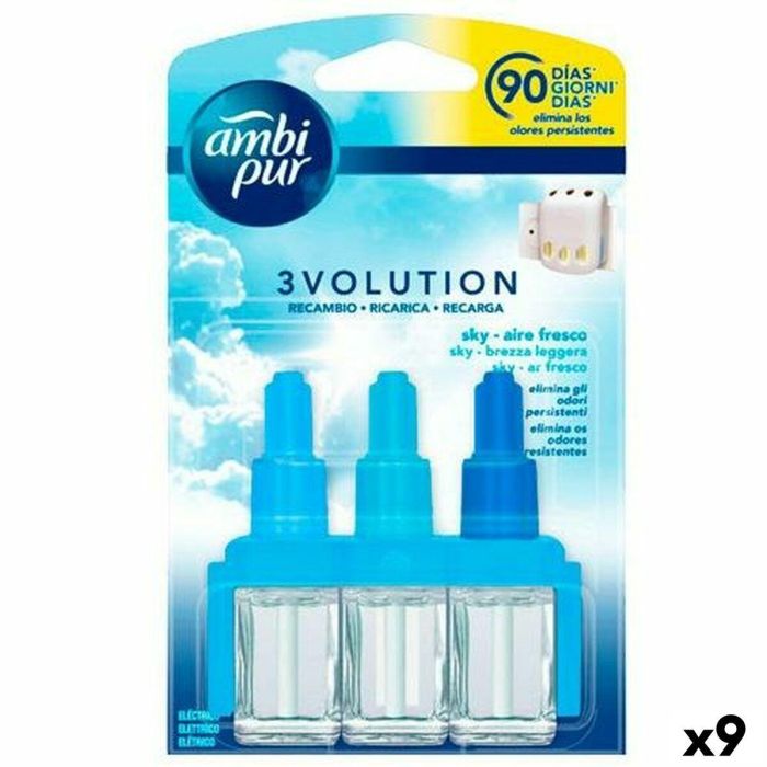 Recambio de Ambientador Eléctrico 3Volution Tatami Ambi Pur 3VOLUTION Aire limpio 21 ml (9 Unidades) 0 Recambio de Ambientador Eléctrico 3Volution Tatami Ambi Pur 3VOLUTION Aire limpio 21 ml (9 Unidades) 0