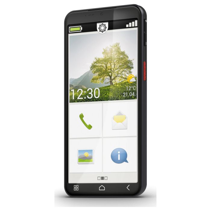 Emporia SMART.7 Lite Smartphone 5.45" 6GB RAM 128GB Triple Cámara 13MP Android 15 Negro 18