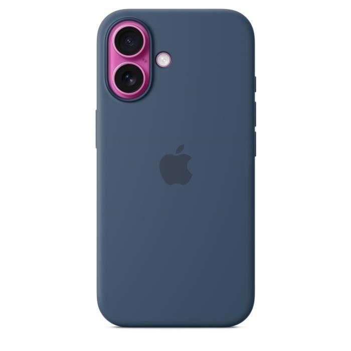 APPLE iPhone 16 - Funda de silicona con MagSafe - Mezclilla 2 APPLE iPhone 16 - Funda de silicona con MagSafe - Mezclilla 2