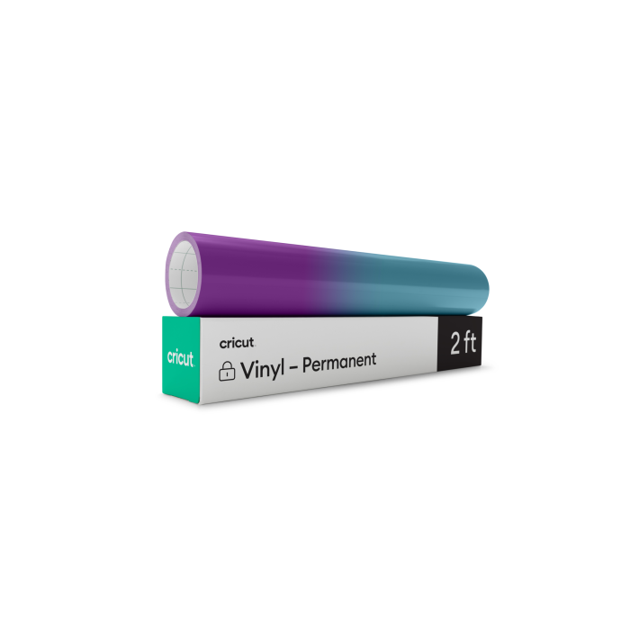 Cricut 2009591 Rollo de vinilo de termotransferencia liso, Púrpura/Turquesa, 305mm x 610mm, Compatible con Cricut Maker y Explore Cricut 2009591 Rollo de vinilo de termotransferencia liso, Púrpura/Turquesa, 305mm x 610mm, Compatible con Cricut Maker y Explore