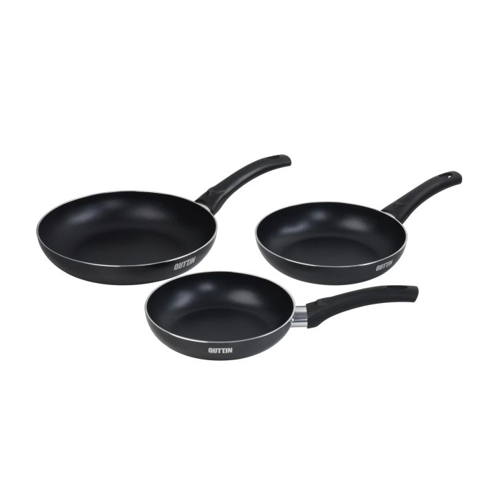 Set de 3 Sartenes de Aluminio para Inducción Basik Quttin - Inde (4 Cajas) 9 Set de 3 Sartenes de Aluminio para Inducción Basik Quttin - Inde (4 Cajas) 9
