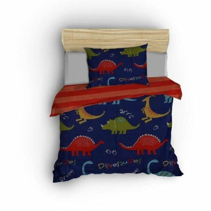 Juego de cama - ASI8681875600087 - 1 funda nórdica 220x240 cm + 2 fundas de almohada 60x60 cm - 65% algodón, 35% poliéster - Azul 0 Juego de cama - ASI8681875600087 - 1 funda nórdica 220x240 cm + 2 fundas de almohada 60x60 cm - 65% algodón, 35% poliéster - Azul 0