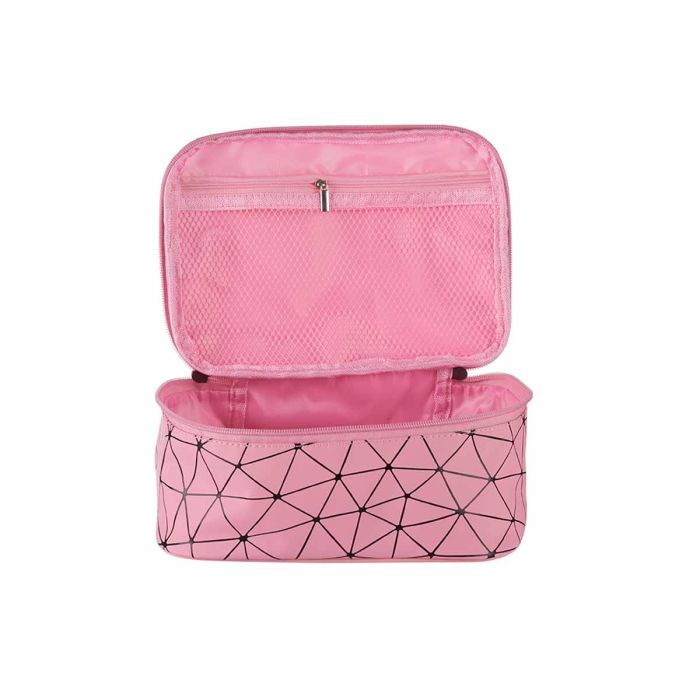 Neceser Viaje Surt Plata Rosa Berilo 16X9CM (24 Unidades) 2 Neceser Viaje Surt Plata Rosa Berilo 16X9CM (24 Unidades) 2