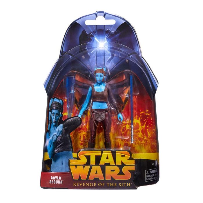 HASBRO Star Wars Aayla Secura Revenge of the Sith - Figura articulada 15cm con accesorios
