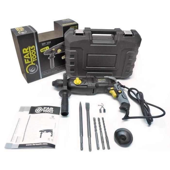 FARTOOLS Martillo perforador 1050W 3J 4 funciones 1 FARTOOLS Martillo perforador 1050W 3J 4 funciones 1