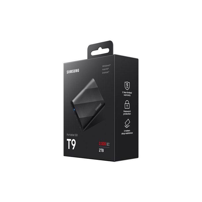Disco Externo SSD Samsung Portable T9 2TB/ USB 3.2/ Negro 14 Disco Externo SSD Samsung Portable T9 2TB/ USB 3.2/ Negro 14
