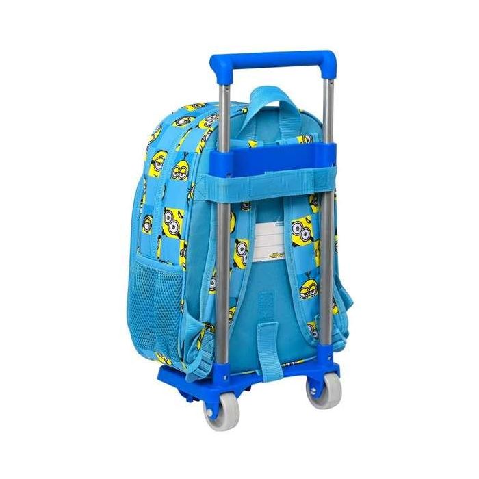 Safta Mochila con Carro 185+Carro 705 Minions "Minionstatic" Azul 26x34x11cm 3