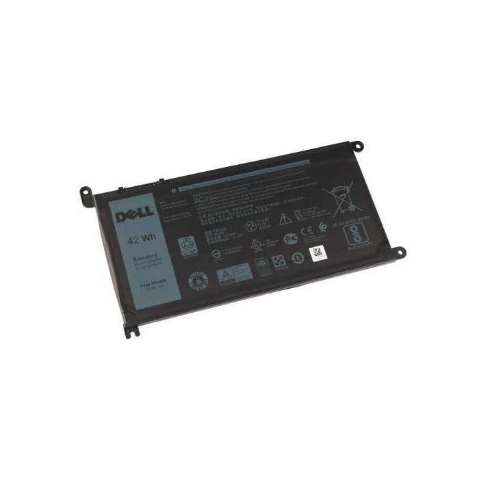 Dell Batería de Iones de Litio 42Wh, 3-Celdas, Compatible con Portátiles Inspiron, Latitude y Vostro - 3500mAh 11.1V