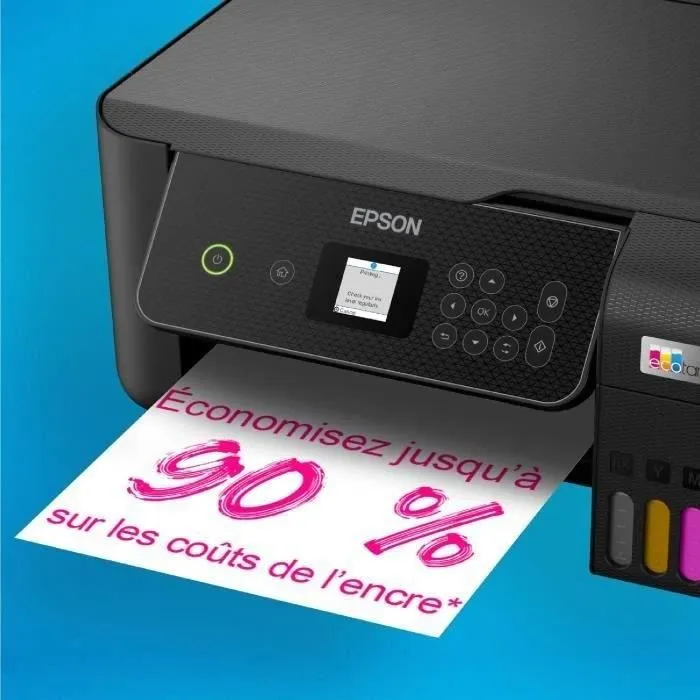 Epson EcoTank ET-2870 Impresora Multifuncional Inyección Color con Depósito de Tinta Rellenable, Impresión, Escaneo y Copia 3