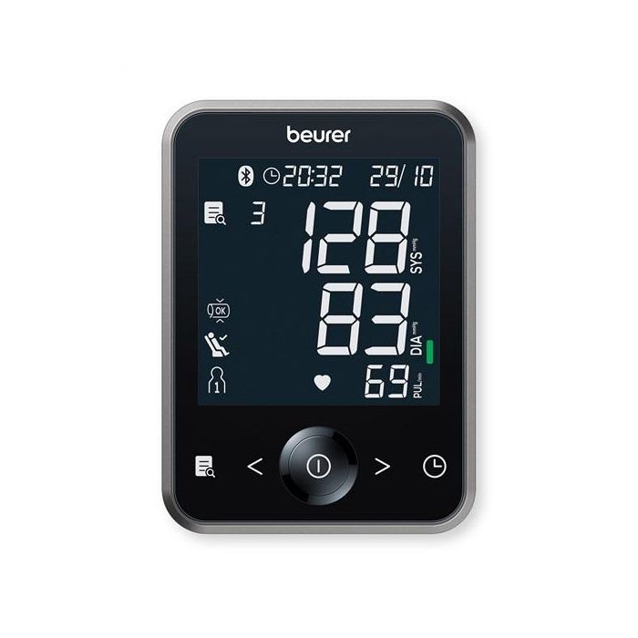 Beurer Tensiómetro de Brazo Bluetooth con Ajuste Individual de Presión y Pantalla XL 7 Beurer Tensiómetro de Brazo Bluetooth con Ajuste Individual de Presión y Pantalla XL 7