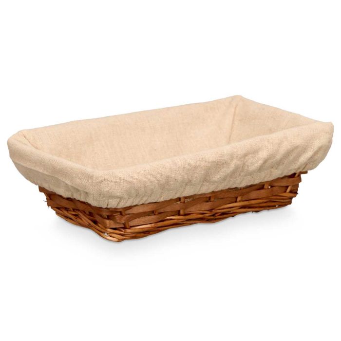 Cesta Rectangular Mimbre Madera Kipit 28X8CM (36 Unidades) 1 Cesta Rectangular Mimbre Madera Kipit 28X8CM (36 Unidades) 1