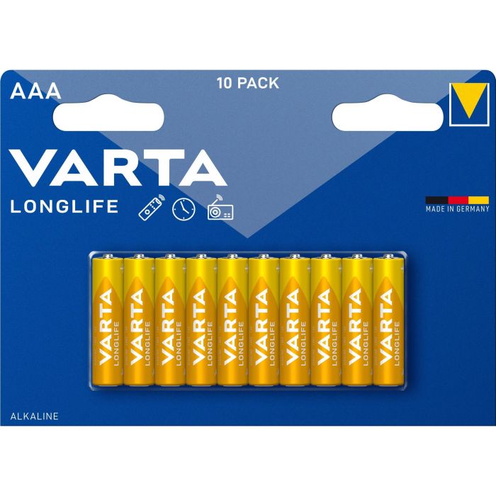 Batterie AAA (LR03) 1.5V *Varta* Longlife - 10-Pack 1 Batterie AAA (LR03) 1.5V *Varta* Longlife - 10-Pack 1