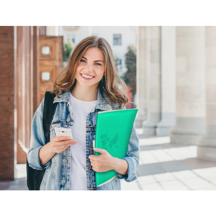 Liderpapel Carpeta Escaparate 10 Fundas Polipropileno DIN A4 Verde Translúcido 10