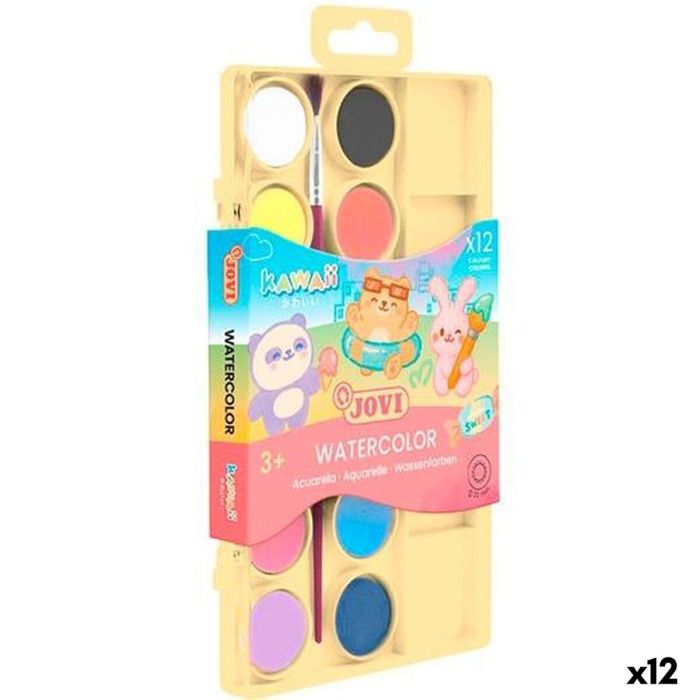 Témpera Jovi Multicolor (12 Unidades)