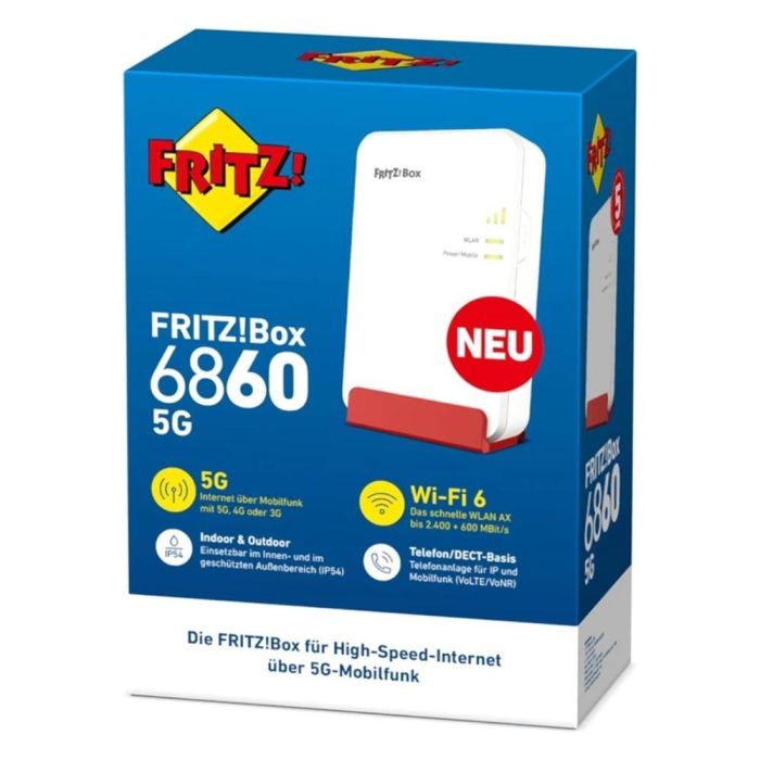 Router Wifi 6 Fritz! Box 6860 3 Router Wifi 6 Fritz! Box 6860 3